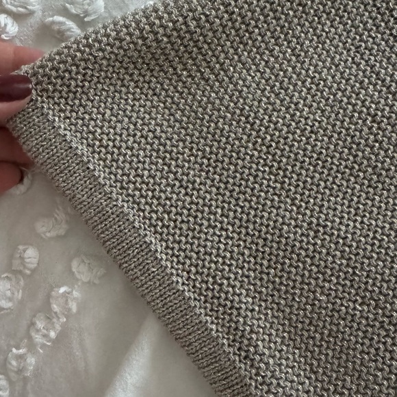 NWOT-Zara Metallic Thread Dress - Picture 4 of 5